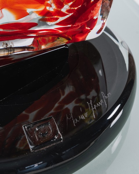 Queen Card - Murano Glass
