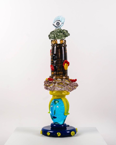 Murano Tarots - The Tower - Fine Art