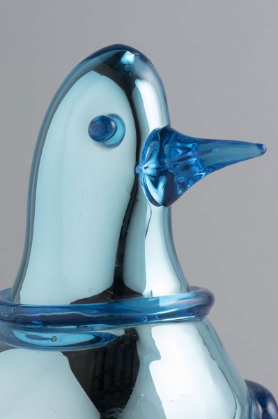 The duck (blu) - Murano Art Glass
