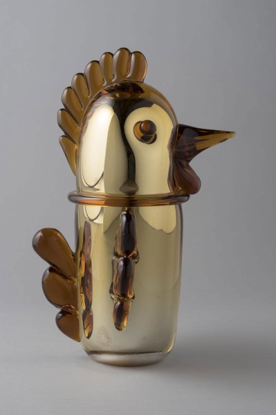 The rooster red - Murano Art Glass