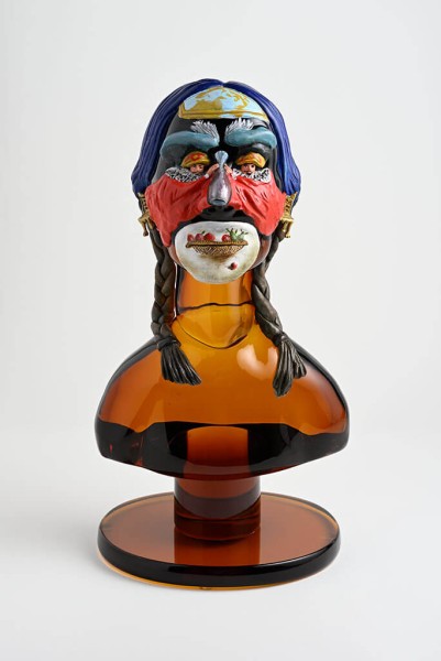 Chief white eagle by Dalì