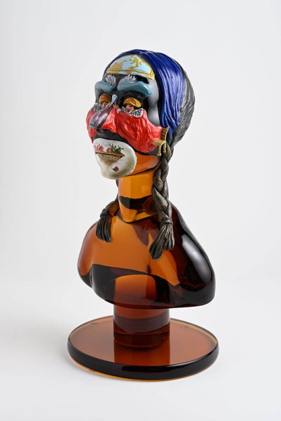 Chief white eagle by Dalì