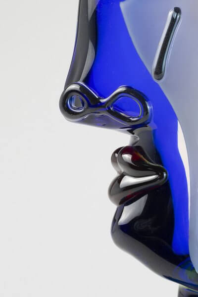 Glass Sculpture Woman with turban